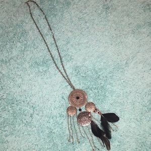 handmade boho style necklace